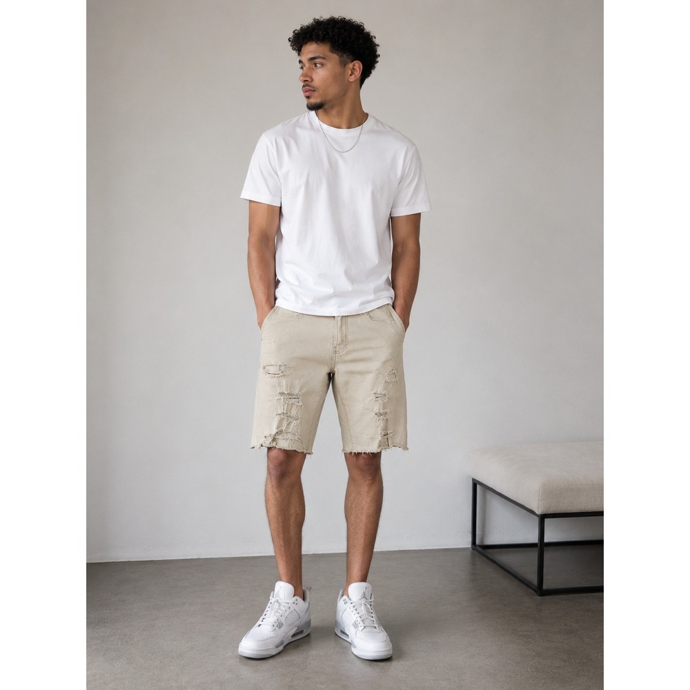 Jordan Craig Mens Shorts Size 32 Sand Streetwear Utility Casual Summer